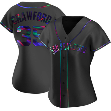 GCF Auction: Crawford & Metallica Autographed #35 Giants Black Jersey