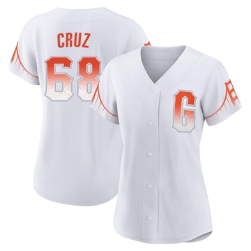 Jose Cruz Men's San Francisco Giants Road Jersey - Gray Authentic